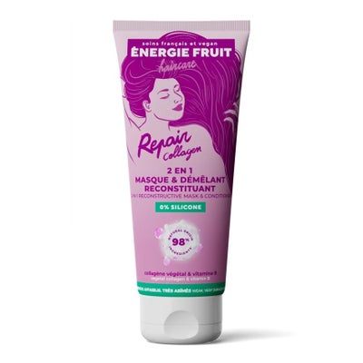 Collagen Repair masque 2en1 sans silicone cheveux très abimés collagène végétal & vitamine B