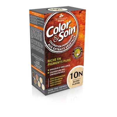 coloration 10N blond platine