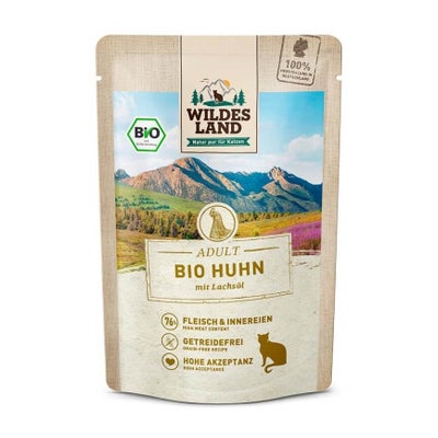 Adult Bio Huhn mit Lachsöl 12 x 85 g