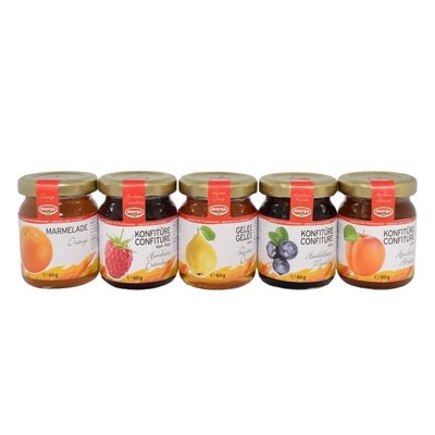 midget confiture avec fructose assorti 5 x 60 g