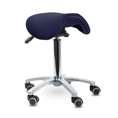 Sattelhocker kippbar blau