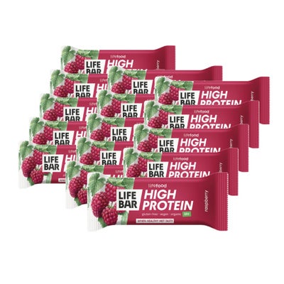 Bio Lifebar Protein Riegel Himbeere 15 x 40 g