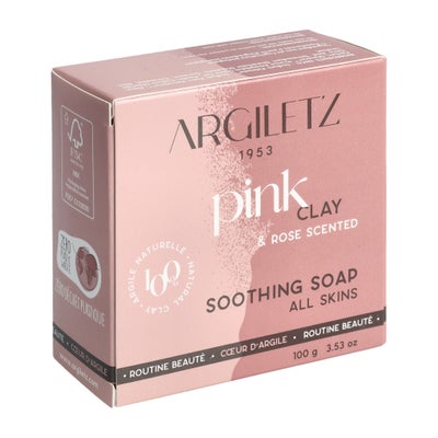 savon argile rose bio