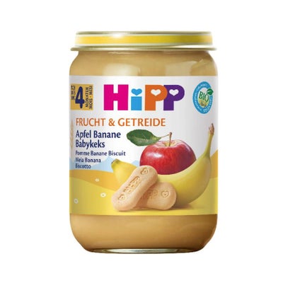 bio pomme banane avec biscuits