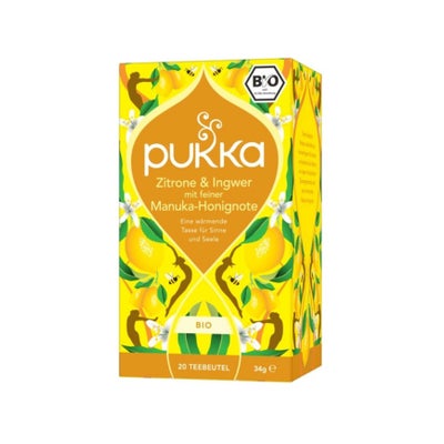 Zitrone Ingwer & Manuka-Honig Tee Bio