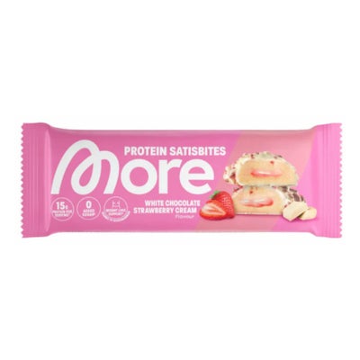 Protein Satisbites White Chocolate Strawberry Cream