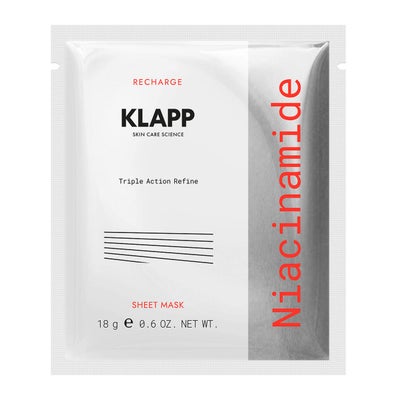 RECHARGE Niacinamide Triple Action Refine Sheet Mask