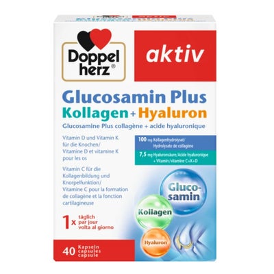 Glucosamin + Kollagen + Hyaluron Kapseln