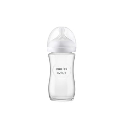 Natural Response biberon en verre 240ml 1m+
