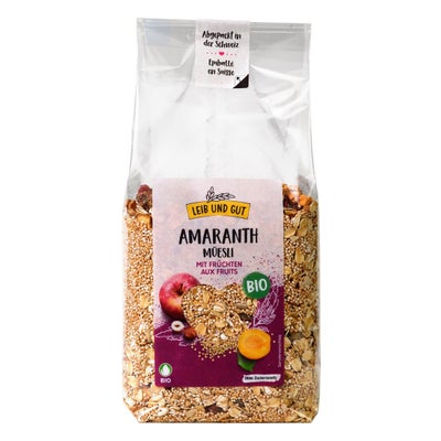 Müesli amarante fruits bio bourgeon import