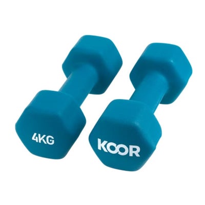 Kurzhantel-Set 4 kg, turqoise 1 paire