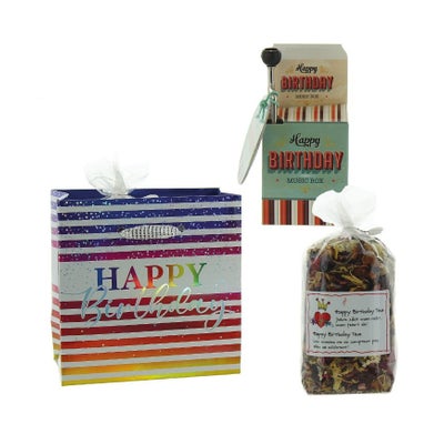 Midi-Tasche Birthday Rainbow mit Happy Birthday Tea und Musikbox Midi-Tasche Birthday Rainbow mit Happy Birthday Tea und Musikbox