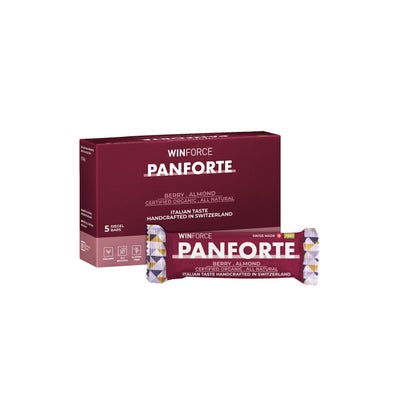 Panforte Bio Mandelriegel 5 x 60 g, Berry Almond Panforte Bio Mandelriegel 5 x 60 g, Berry Almond