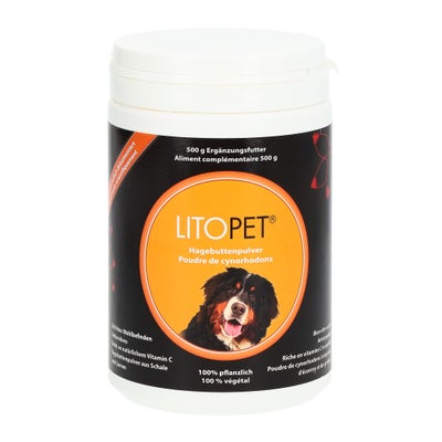 poudre de cynorhodon d'origine danoise pour les chiens