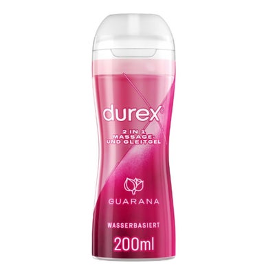 Play 2in1 gel de massage et de gelée, guarana