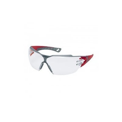 Lunettes de protection pheos cx2, anthracite/rouge
