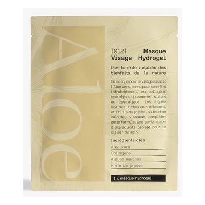 Hydrogel Maske Gesicht