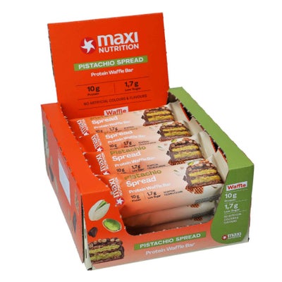 Protein Waffle Bar Pistachio Spread 12 x 39 g Protein Waffle Bar Pistachio Spread 12 x 39 g