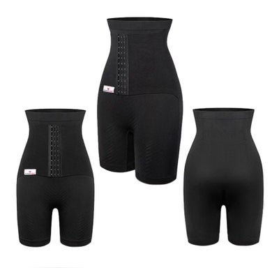 Postpartum Belly Binder Shorts M black