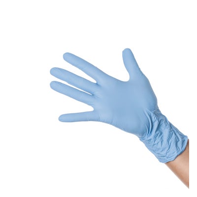 Puderfreie Nitrilhandschuhe M Puderfreie Nitrilhandschuhe M