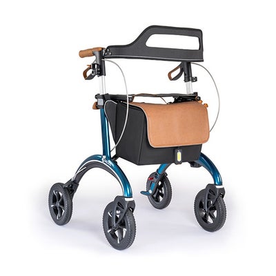 Carbon Rollator CR54 Midnight Blue mit Tasche