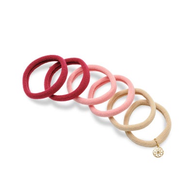 Haargummi Yoga soft beige, rosa, bordeaux