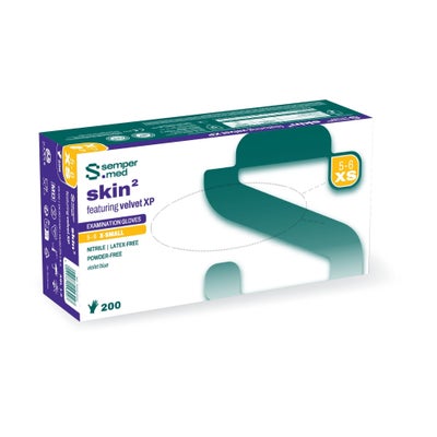 skin² Nitril Handschuhe, Grösse XS