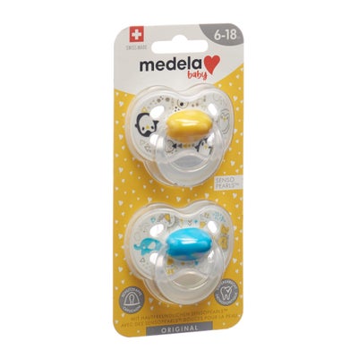 Baby Nuggi Original 6-18 gelb blau Baby Nuggi Original 6-18 gelb blau