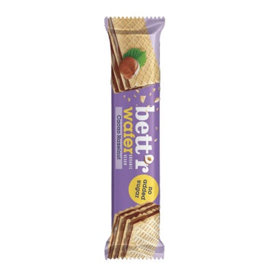 gaufrette fourée cacao noisette sans sucre