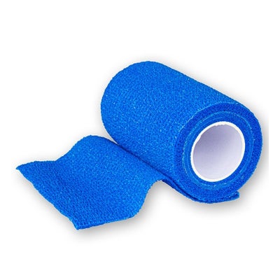 Kohäsive Fixierbinde, blau, 8 cm x 2 m