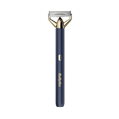 MEN - Kompakter Doppelkinn-rasierer, Blau Und Gold