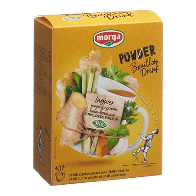 PowerPowder BouillonDrink Ingwer Bio 10 x 4 g