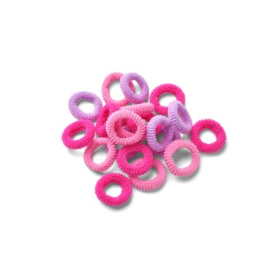 Frottée Kinder-Haargummis 20mm sortiert