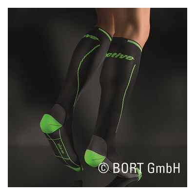 ActiveColor sport bas de contention Gr2 noir/vert