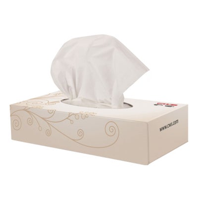Zellstoff-Kosmetiktücher Tissue Box, 2-lagig (20x100 Blatt) Zellstoff-Kosmetiktücher Tissue Box, 2-lagig (20x100 Blatt)