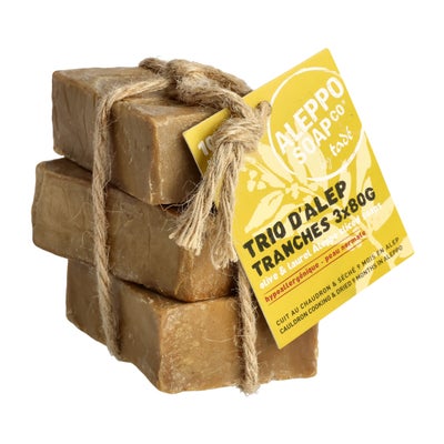 savon d'alep tranches trio savon d'alep tranches trio