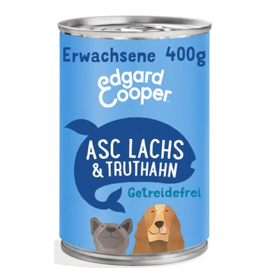 Adult, Lachs & Truthahn mit Apfel, Nassfutter für Hunde 6 x 400 g Adult, Lachs & Truthahn mit Apfel, Nassfutter für Hunde 6 x 400 g