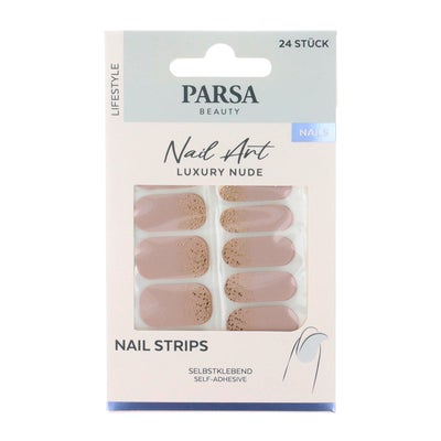 Nagelfolien Nude mit Gold-Sprenkeln - Luxury Nude