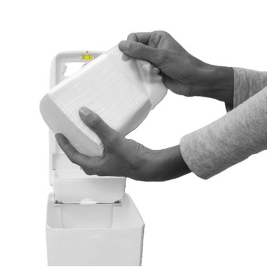 Toilettenpapier Einzelblätter V-Falz, 2-lagig 40 x 265 Blatt