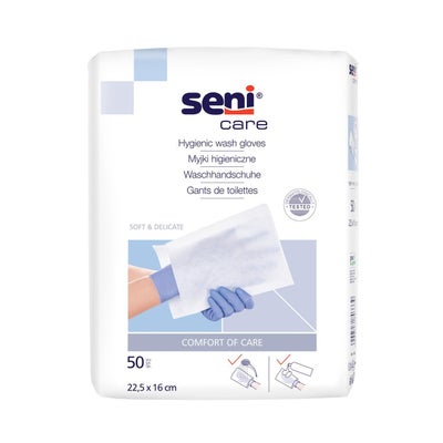 Care gants de toilette non plastifiés