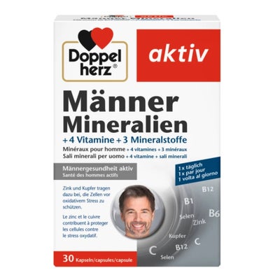 Männer Mineralien Kapseln