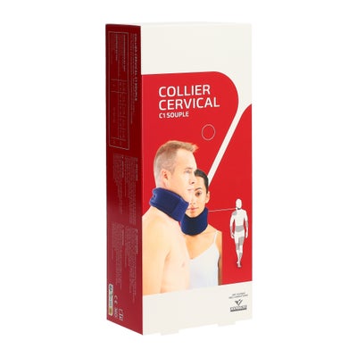 collier C1 7.5cm Gr1 29-34 cm souple