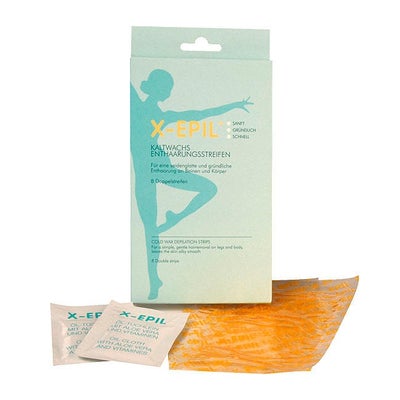 Kaltwachs Enthaarungsstreifen 8 x 2 bandes pour les jambes et le corps