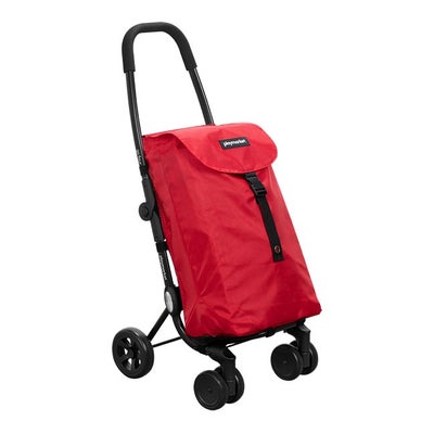 Einkaufswagen Go Four  blau indigo textured