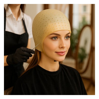 Professionelle Bonnet de Coloration pour Cheveux en Silicone