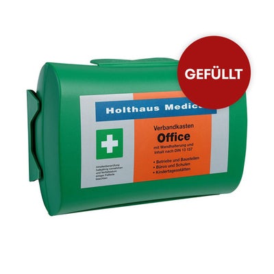 MEDICAL - Office Verbandkasten DIN13157, gefüllt, grün