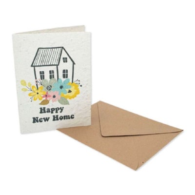 Postkarte aus Samenpapier New Home Postkarte aus Samenpapier New Home