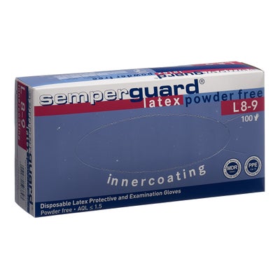 gants latex IC L non poudré blanc