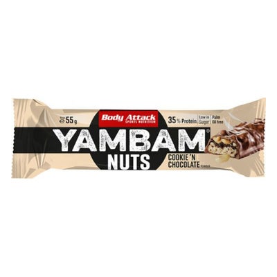 YamBam Nuts Bar - Cookie & Chocolate YamBam Nuts Bar - Cookie & Chocolate