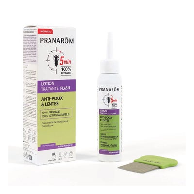 Aromapoux lotion traitante flash avec peigne
